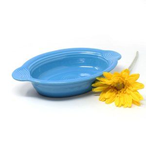 Fiestaware Peacock Individual Casserole Dish